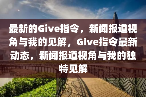 最新的Give指令，新闻报道视角与我的见解，Give指令最新动态，新闻报道视角与我的独特见解