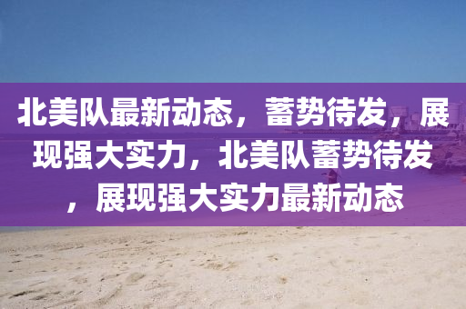 北美队最新动态，蓄势待发，展现强大实力，北美队蓄势待发，展现强大实力最新动态